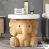 Alemán 2026 Nuevo Modelo Fabricante Mesa de Café Elefante Sala de Estar Grande Mesa Lateral de Sofá Decoración de Piso Bandeja Gabinete de TV Hogar