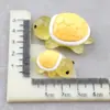 Accesorios de Resina para Tocados DIY Paquete de Materiales de Pegamento Cremoso con Agujero para Funda de Teléfono Móvil Luminosa Hebilla de Zapato de Animal Tortuga Pasador