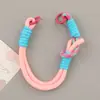 Nuevo Cordón Tejido Multicolor para Teléfono, Llavero Corto Universal, Decoración de Mochila, Cuerda Decorativa, Cadena Colgante al por Mayor