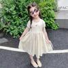 Vestido para Meninas 2026 Nova Moda de Verão para Meninas Mais Velhas Roupas de Verão Infantis Modernas com Design Estilo Floresta Vestido de Princesa