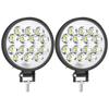 Luz de Trabajo para Coche Mini Redonda de 3 Pulgadas 14 Luces 42W Taza Reflectante Luz para Vehículo Todoterreno Camión Motocicleta Foco
