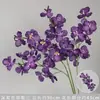 Flores Artificiais Coloridas Estilo Monet Flores Falsas Atacado Verde Roxo Arranjo de Casamento Cenário Decoração de Paisagismo