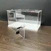 Caja de Exhibición de Acrílico con Puerta y Cerradura, Caja a Prueba de Polvo para Almacenamiento de Modelos de Figuras, Vitrina para Muñecas de Bloques de Construcción de Cajas Sorpresa
