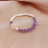 Pulsera de Perlas de Agua Dulce Naturales Pulsera de Piedra Natural Pulsera de Cristal de Dopamina Fulu Shoushan Piedra Joyería de Dopamina