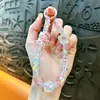 Miniaturas Transfronteiriças, Correntes para Celular com Contas Estilo Jenga, Chaveiros, Pingentes para Mochila, Chaveiros de Carro, Pequenos Presentes no Atacado