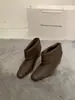 Botas Cortas Convertibles de Cuadrado para Aumentar Altura, Estilo Coreano, Otoño 2026, Botas de Moda Versátiles y Elegantes sin Cordones