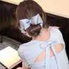 Grampo de Banana Estilo Coreano com Enchimento de Algodão Deixa o Cabelo com Aparência Volumosa Grampo de Cabelo para Rabo de Cavalo para Mulheres Alta Elasticidade Parte de Trás da Cabeça Versátil Presilha para Coque