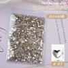 1440 Diamantes de fondo plano de forma especial Super Flash Mini Cristal K9 Uñas de diamante DIY Joyería de uñas de diamante al por mayor