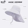 8555 Sombrero de Sol de Verano para Exteriores Protección Solar Estilo Coreano Versátil Ala Ancha Chal Sombrero de Pescador con Agujero de Durazno Sombrero para Mujer