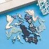 Mezcla de 8 Animales Dinosaurios Herbívoros Lindos de Dibujos Animados Colgante de Aleación de Zinc Accesorios de Joyería para Pulsera DIY Collar Llavero