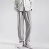 Pantalones casuales sueltos al por mayor para hombre, pantalones versátiles de moda estilo coreano, pantalones de pierna ancha finos de verano que caen hasta el suelo