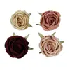 Flor Artificial rosa vintage rosa té nuevo flor de seda comercio exterior al por mayor rosa té de montaña flor de boda arreglo floral fondo decoración suave floral