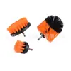 Set de 3 Piezas Transfronterizo de Cepillos Limpiadores de Nylon Rojo para Taladros Eléctricos, Cepillo para Taladro