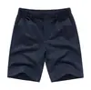 Nuevos Shorts Casuales de Algodón Puro para Hombre Verano 2026, Shorts Delgados Elásticos de Cinco Puntos para Verano, Shorts de Playa de Longitud Media Simples y Versátiles