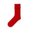 Calcetines Rojos del Año Zodiacal Meikan Calcetines de Encaje Otoño e Invierno Calcetines de Media Pantorrilla Calcetines Rojos de Algodón Calcetines de Moda para Mujer