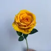 Rosa de Flanela para Simulação Decoração de Parede de Flores de Rosa para Casa Hotel Casamento Flor de Seda Dia dos Namorados Rosa de Lã Flor Artificial