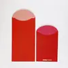 6 Sobres Rojos de Alta Gama, Bolsas de Sobres Rojos de Cartón Engrosado, Sobres Rojos Universales con Estampado Caliente Bicolor para Año Nuevo y Boda, Sobres Rojos con Palabras de Bendición