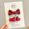 Pinza para el pelo de niña con lazo de nuevo estilo, con un toque de alta gama, exquisita pinza lateral para niñas pequeñas, accesorio para el pelo para la parte trasera de la cabeza