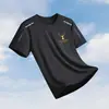 Camiseta de Manga Corta de Seda de Hielo para Hombre Verano 2026, Nueva Transpirable para Correr y Deportes, Top de Media Manga de Secado Rápido para Hombre