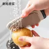 Escova flexível para frutas e vegetais, escova de limpeza de cozinha multifuncional, escova para lavar vegetais e frutas, escova para frestas de pia e tábua de corte