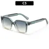 Nuevas Gafas de Sol Cuadradas de Alta Gama Versátiles Estilo Callejero Y2K Moda Europea y Americana Hip-Hop Tendencia Protección Solar Gafas de Sol Transfronterizas