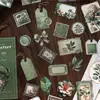 Paquete de Pegatinas Yanji Serie Papelería de Mansión Tema Retro Manual Material para DIY Pegatinas Decorativas 30 Hojas en 6 Estilos
