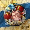 Mercancía de Robin, Luffy y Nami con Insignias y Pines Grandes