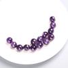 Cuentas de Amatista Sueño Natural Pulsera Individual para DIY Cadena de Lana Collar con Cuentas Cuentas Redondas Cuentas Espaciadoras