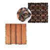 Pisos de Madera Anticorrosión para Jardines y Balcones, Paneles de Madera para Exteriores para Pisos de Patio y Adoquinado Entrelazables