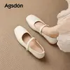 Sapatos Franceses Mary Jane Augusden para Mulheres, Novo Modelo Outono 2026, Sapatos Extremamente Estilosos Estilo Ballet com Salto Grosso para o Dia a Dia