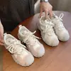 Zapatillas Deportivas de Malla con Suela Gruesa para Mujer 2026 Nuevas Versátiles Casuales para Senderismo Ligeras Transpirables para Correr Zapatos de Papá para Mujer