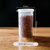 Contenedor de almacenamiento de alimentos de plástico transparente sellado importado de Japón para cocina, nueces, bocadillos, frutas secas y té