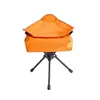 Nuevo Taburete Triangular Giratorio Plegable Portátil, Taburete Triangular Pequeño de Metal Ultraligero para Senderismo, Ciclismo y Pesca