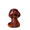 Set de Adornos de Bolsillo de Sándalo Morado de los Doce Signos del Zodíaco, Yiming Xianyuan Decoración de Escritorio Estilo Chino Regalo