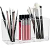 Porta lapices para sombras de ojos y labiales, caja organizadora transparente de acrílico, contenedor de almacenamiento para cosméticos y papelería