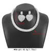 Juego de Collares Gargantilla Corta Versátiles de Perlas Artificiales para Bodas Transfronterizas, Juego de Collares Gargantilla Exagerados y Elegantes, Exquisitos Accesorios de Banquete