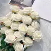 Al por mayor Ins Flamenco Rosa Simulado Adornos Arreglo Floral Foto Alto Valor Regalo DIY Flor Artificial Decoración Tela de Seda