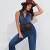 Bolso de Pecho, Riñonera, Bolso Cruzado de Moda Casual Retro para Mujer Europeo y Americano Estilo Vaquero Occidental Motociclista para Amazon Transfronterizo