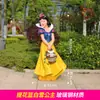 Escultura de Personagem de Desenho Animado Grande de Fibra de Vidro para Exterior Anão da Branca de Neve Artesanato Enfeites Decorativos para Jardim de Infância
