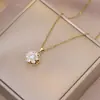 Collar para Mujer, Moda Transfronteriza, Diseño Nicho de Corazón, Versátil Elegante, Colgante Simple y Versátil, Collar Cadena Clavícula para Mujer
