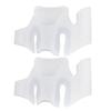 Separador de Dedos para Chanclas de Tres Agujeros, Almohadilla Anti-Rozaduras para Sandalias, Separador para Juanetes y Superposición de Dedos