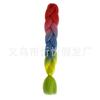 Peluca africana de trenza grande de seda de alta temperatura, trenza jumbo, cabello degradado, fibra química, trenza grande, trenza sucia, cuerda para cabello