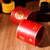 Año Nuevo rojo cubo de abrazo regalos navideños horneado Rojo grande Navidad redondo caja de flores embalaje caja de regalo mayoreo