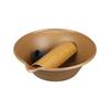 Plato de Res para Fondue Estilo Montaña de Melamina, Shabu de Res, Bol de Cuerno de Res, Plato de Res con Bordes Elevados, Sabor Estilo Montaña