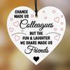 Nuevo Colgante Decorativo de Madera Lindo en Forma de Corazón como Regalo para Amigos