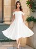 Vestido feminino sexy e plissado transfronteiriço Europa e Estados Unidos 2025, temperamento fino de comércio exterior, vestido de palavra A