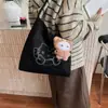Bolso de Moda para Viajes Diario Mujer 2025 Nuevo Tendencia Casual Ligero Versátil Bolsa de Tela Bolso de Hombro Bolso Tote de Gran Capacidad
