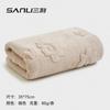 Toalha Sanli Nova Jacquard Fleece de Coral Toalha de Banho Enrolar Toalha de Rosto Banho Absorvente Não Solta Fiapos Toalha de Presente