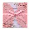 Tarjeta de felicitación hueca de encaje para boda, Día de San Valentín, Invitación de boda y compromiso, Invitación dorada, Fábrica, En stock