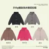 350g Algodón Lavado Retro Americano Desgastado Sudadera con Cremallera Cárdigan Ropa de Abrigo Otoño Invierno Transfronteriza TALLA GRANDE Al por Mayor
